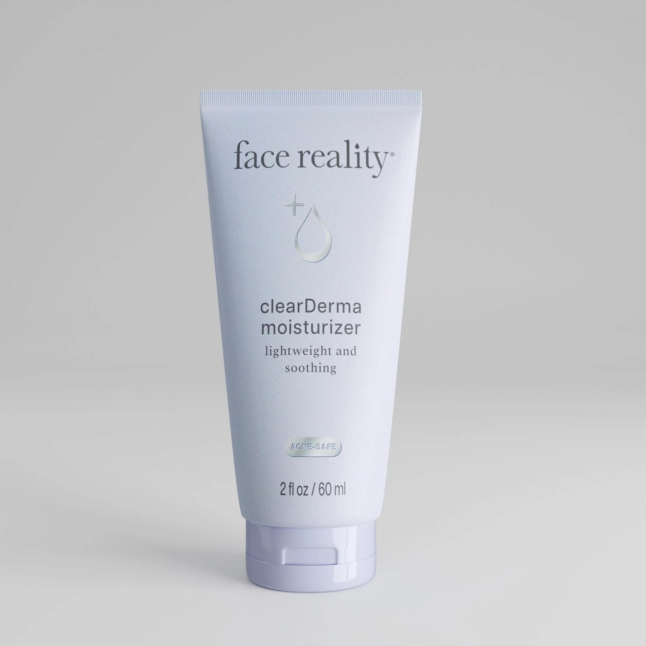 Face Reality Skincare ClearDerma Moisturizer, Unlocking Radiant Skin